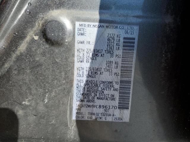 2015 NISSAN ROGUE S 5N1AT2MV9FC896170