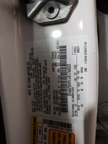2020 FORD FUSION TIT - 3FA6P0D91LR176032