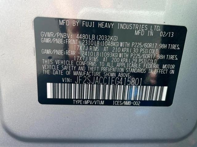JF2SJACC1EG415801 Subaru Forester 2.5i Premium