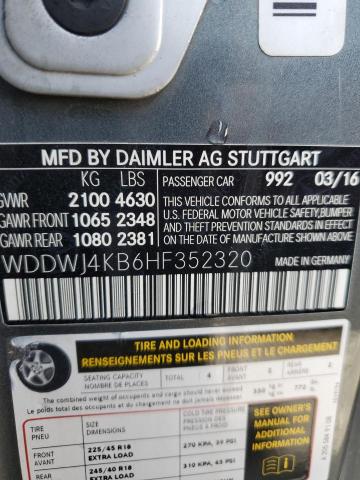 2017 MERCEDES-BENZ C 300 4MAT WDDWJ4KB6HF352320