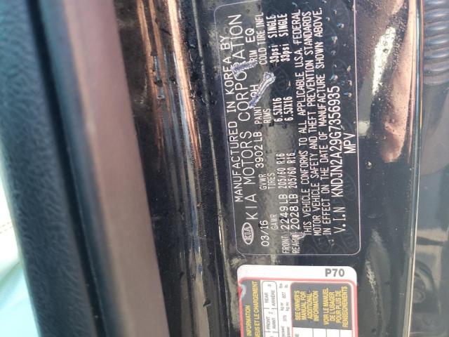 2016 KIA SOUL KNDJN2A29G7356935