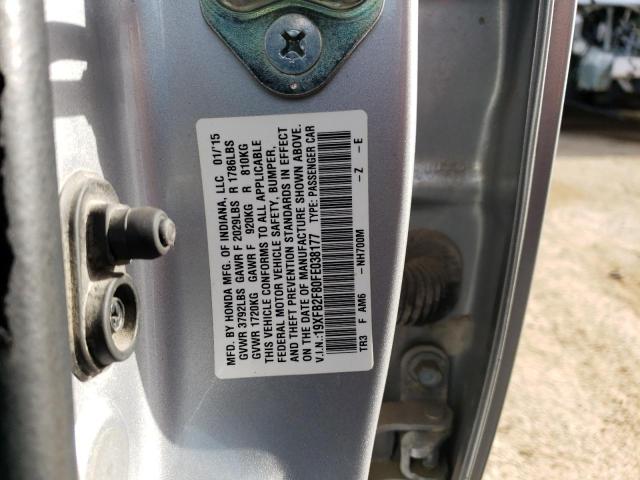2015 HONDA CIVIC EX 19XFB2F80FE038177