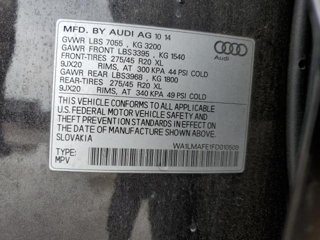 2015 AUDI Q7 TDI PRE - WA1LMAFE1FD010509