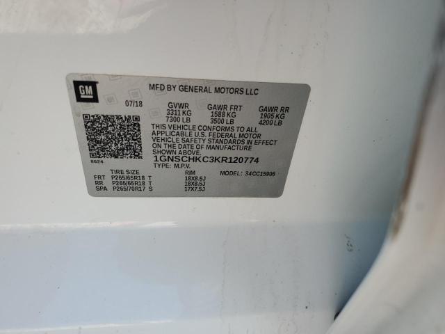 2019 CHEVROLET SUBURBAN C - 1GNSCHKC3KR120774