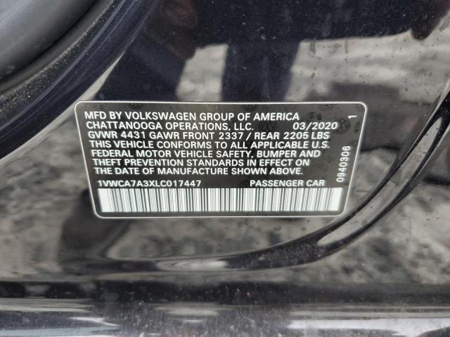 2020 VOLKSWAGEN PASSAT SEL - 1VWCA7A3XLC017447
