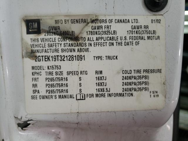 2GTEK19T321281091 GMC New Sierra K1500