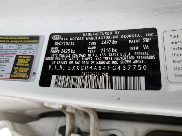 5XXGR4A64FG437750 KIA OPTIMA SX