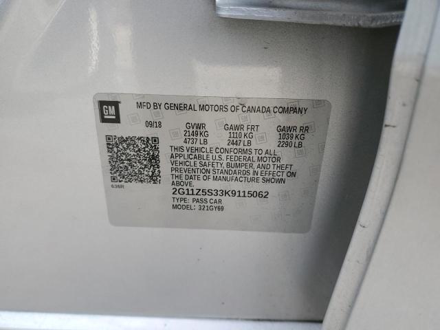 2019 CHEVROLET IMPALA LT 2G11Z5S33K9115062