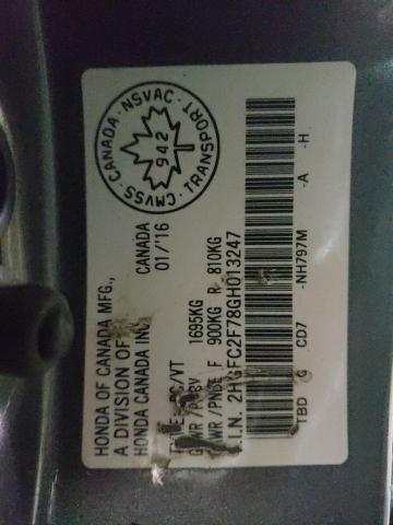 2016 HONDA CIVIC EX - 2HGFC2F78GH013247