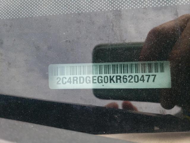 2019 DODGE GRAND CARA 2C4RDGEG0KR620477
