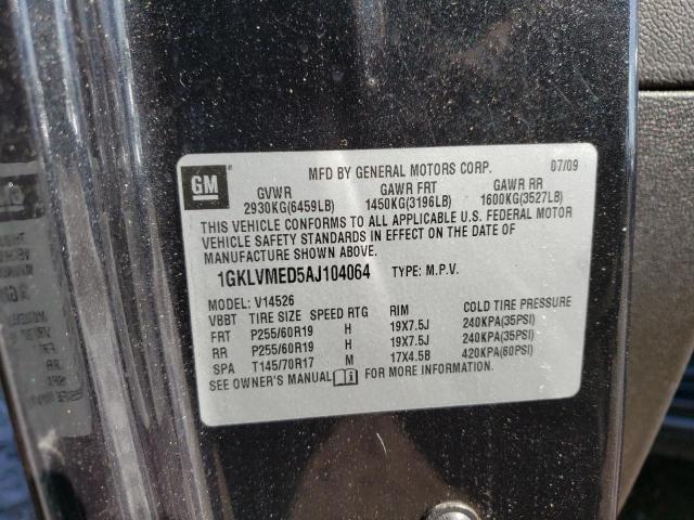 1GKLVMED5AJ104064 GMC Acadia Slt-1