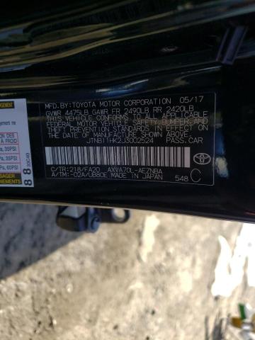 2018 TOYOTA CAMRY L JTNB11HK2J3002524