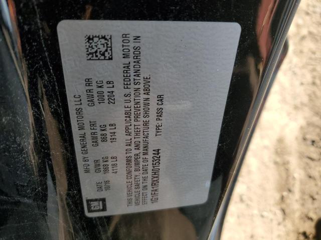 2017 CHEVROLET CAMARO LS 1G1FA1RXXH0153244
