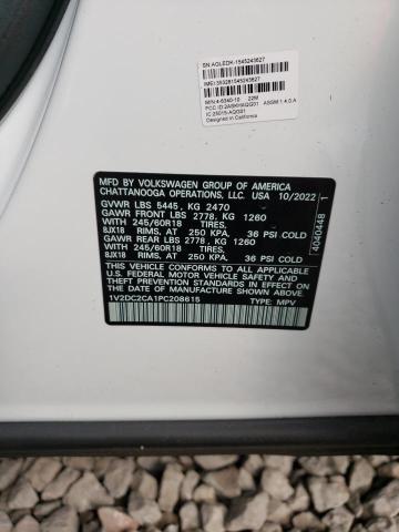 2023 VOLKSWAGEN ATLAS CROS 1V2DC2CA1PC208615