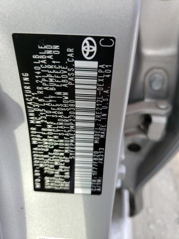 2021 TOYOTA COROLLA LE 5YFEPMAE2MP230380