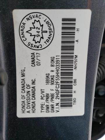 2017 HONDA CIVIC LX - 2HGFC2F55HH033911