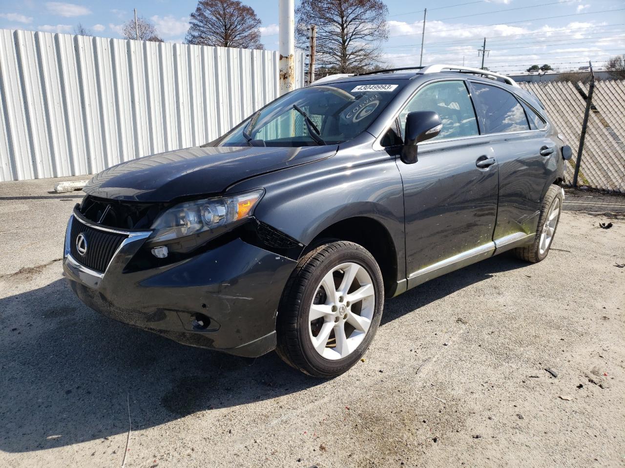 2T2ZK1BA8BC058116 2011 Lexus Rx 350