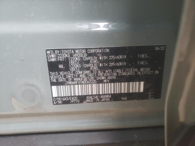 2022 TOYOTA RAV4 XLE P JTMB6RFV1ND063235