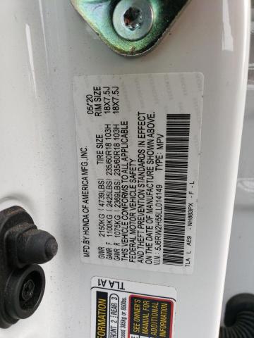 2020 HONDA CR-V EX 5J6RW2H55LL014149