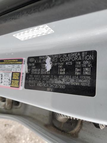 KNDPNCAC1H7187990 KIA Sportage Ex