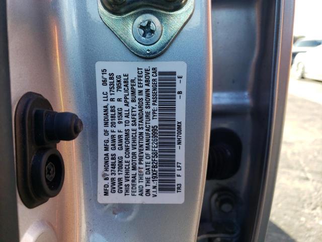 2015 HONDA CIVIC LX 19XFB2F58FE269995
