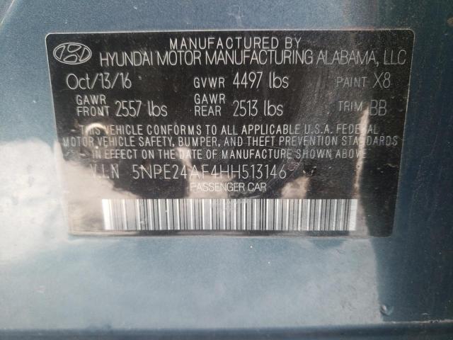 2017 HYUNDAI SONATA SE 5NPE24AF4HH513146