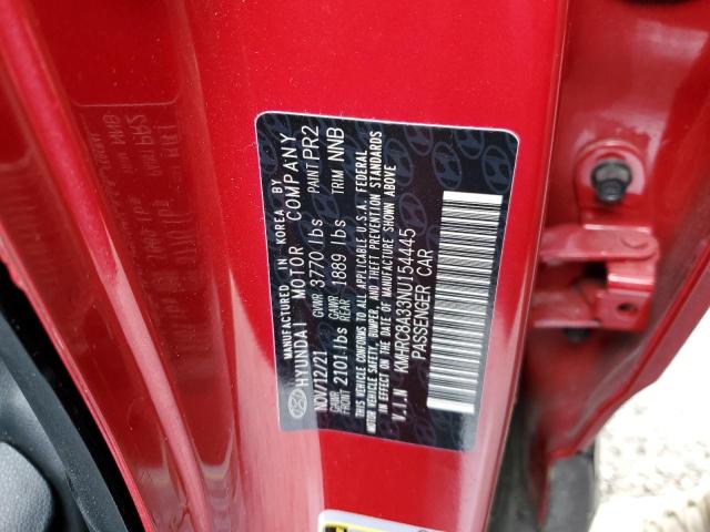 2022 HYUNDAI VENUE SEL KMHRC8A33NU154445