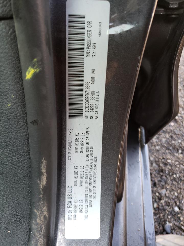 1C3CCCAB0FN710070 2015 Chrysler 200 Limited