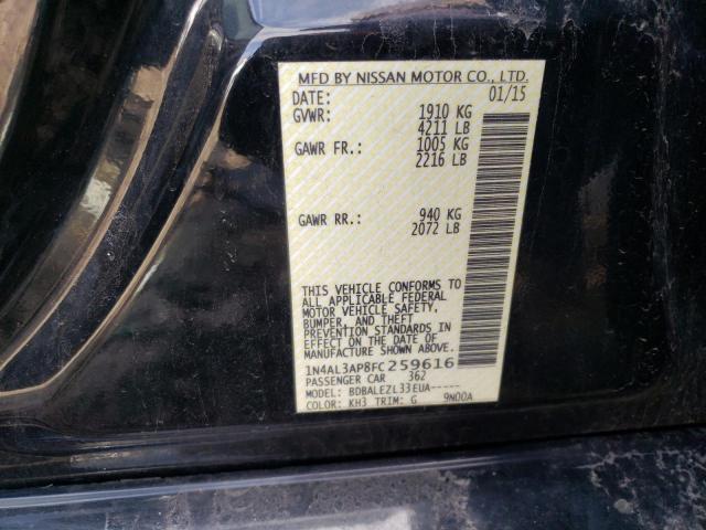 1N4AL3AP8FC259616 Nissan ALTIMA 2.5