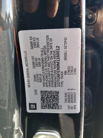 2021 GMC CANYON AT4 1GTG6FEN9M1160012