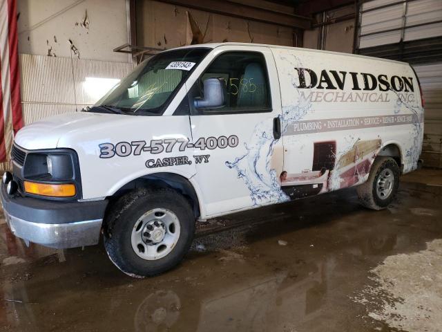 Salvage cars for sale from Copart Casper, WY: 2011 Chevrolet Express G3500