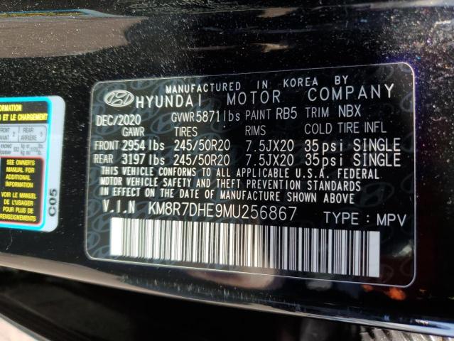 2021 HYUNDAI PALISADE C - KM8R7DHE9MU256867