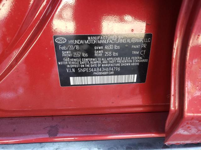 2018 HYUNDAI ACCENT 5NPE34AB4JH694796