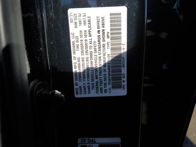 2021 HONDA CR-V TOURI 7FART6H94ME011129