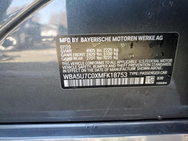 2021 BMW M340I - WBA5U7C0XMFK18753