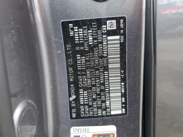 2018 HONDA CLARITY - JHMZC5F18JC021690