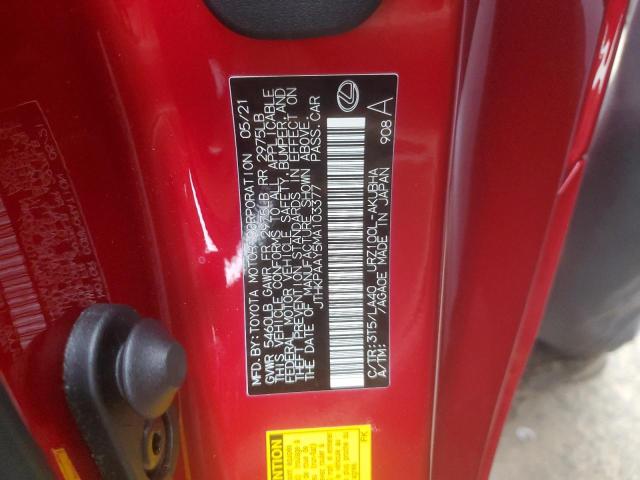 2021 LEXUS LC 500 - JTHKPAAY5MA103377
