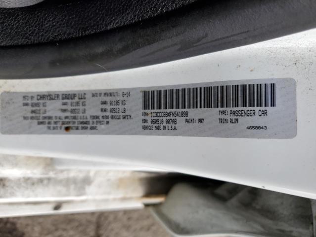2015 CHRYSLER 200 S 1C3CCCBBXFN541898