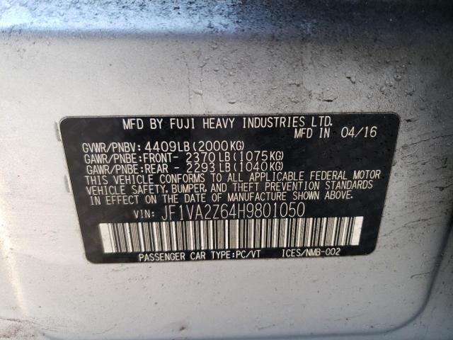 2017 SUBARU WRX STI LI JF1VA2Z64H9801050