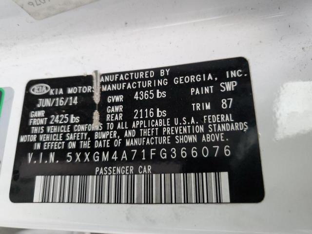 2015 KIA OPTIMA LX - 5XXGM4A71FG366076