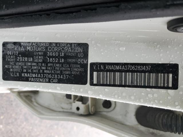 KNADM4A37D6283437 KIA RIO LX