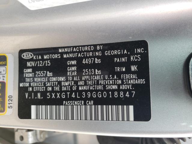 5XXGT4L39GG018847 KIA Optima Lx