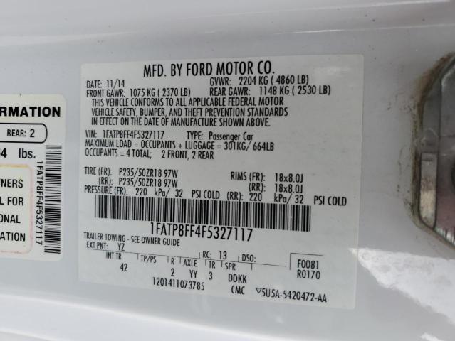 2015 FORD MUSTANG GT 1FATP8FF4F5327117