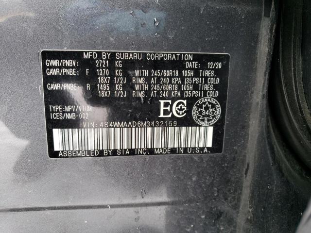 2021 SUBARU ASCENT 4S4WMAAD6M3432159