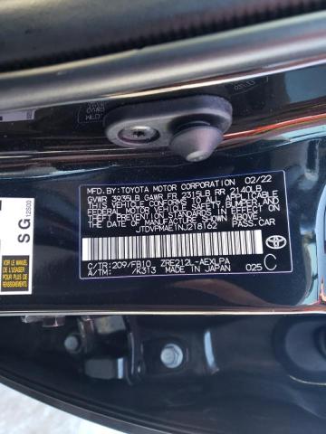 2022 TOYOTA COROLLA LE JTDVPMAE1NJ218162