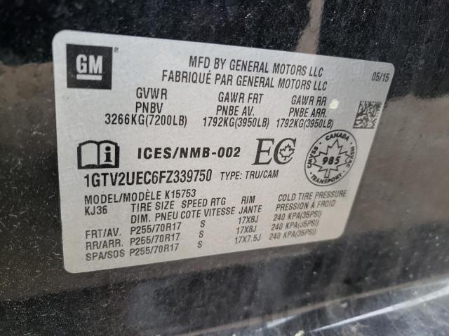 2015 GMC SIERRA K15 1GTV2UEC6FZ339750