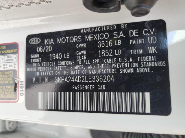 3KPA24AD2LE336204 KIA RIO LX