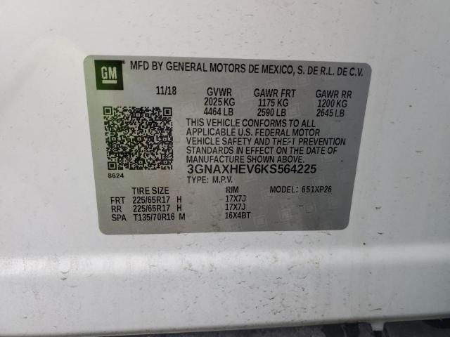 2019 CHEVROLET EQUINOX LS - 3GNAXHEV6KS564225