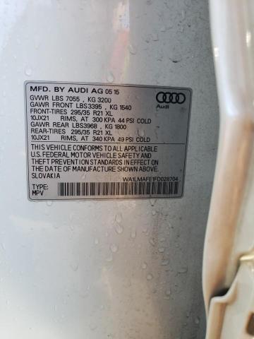 2015 AUDI Q7 TDI PRE - WA1LMAFE1FD028704