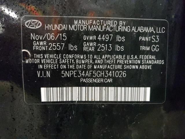 2016 HYUNDAI SONATA SPO 5NPE34AF5GH341026